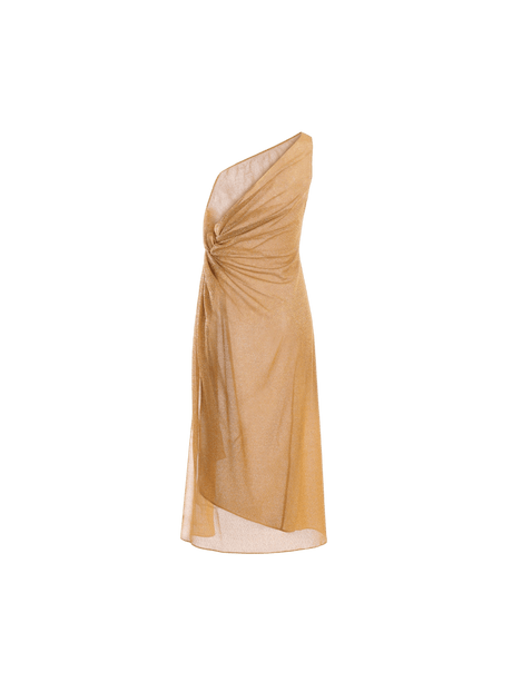 One-Shoulder Lurex Dress-OSÉREE-JOHN JULIA