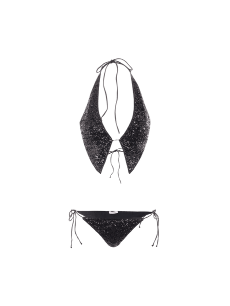 Sequinned Fabric Bikini-OSÉREE-JOHN JULIA