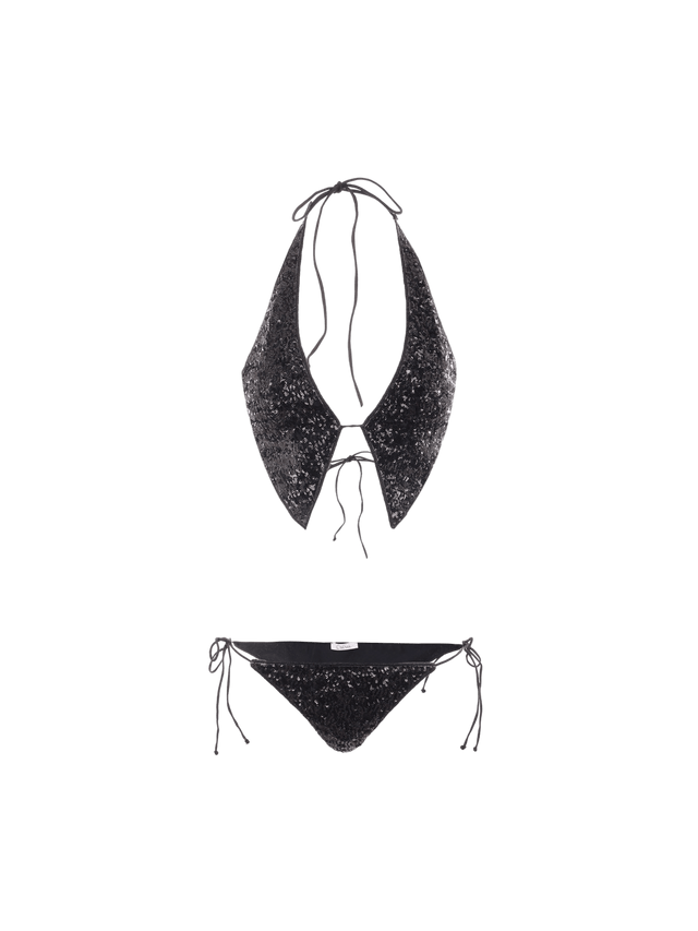 Sequinned Fabric Bikini-OSÉREE-JOHN JULIA