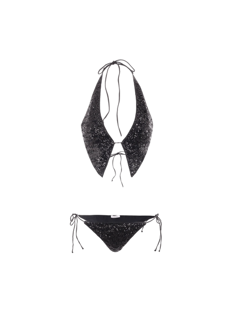 Sequinned Fabric Bikini-OSÉREE-JOHN JULIA