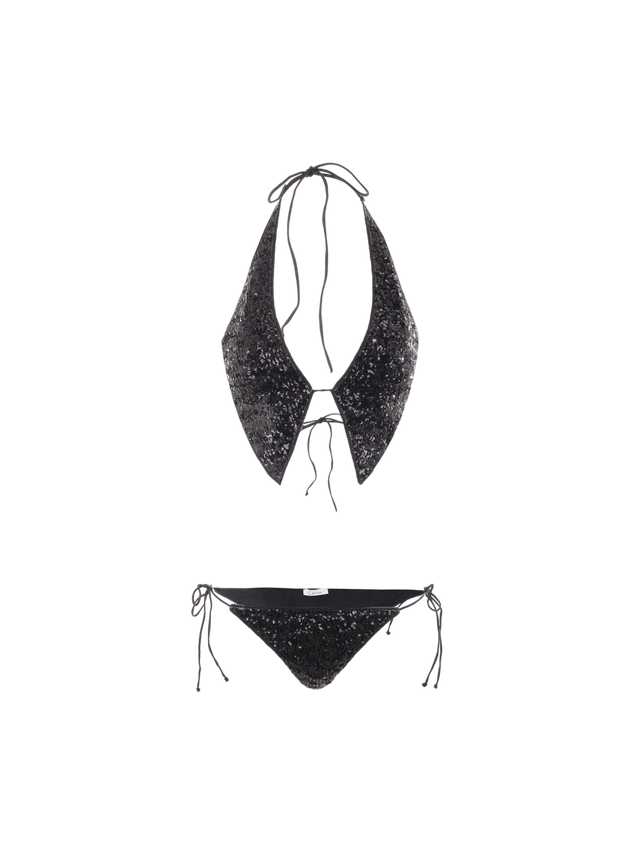 Sequinned Fabric Bikini-OSÉREE-JOHN JULIA