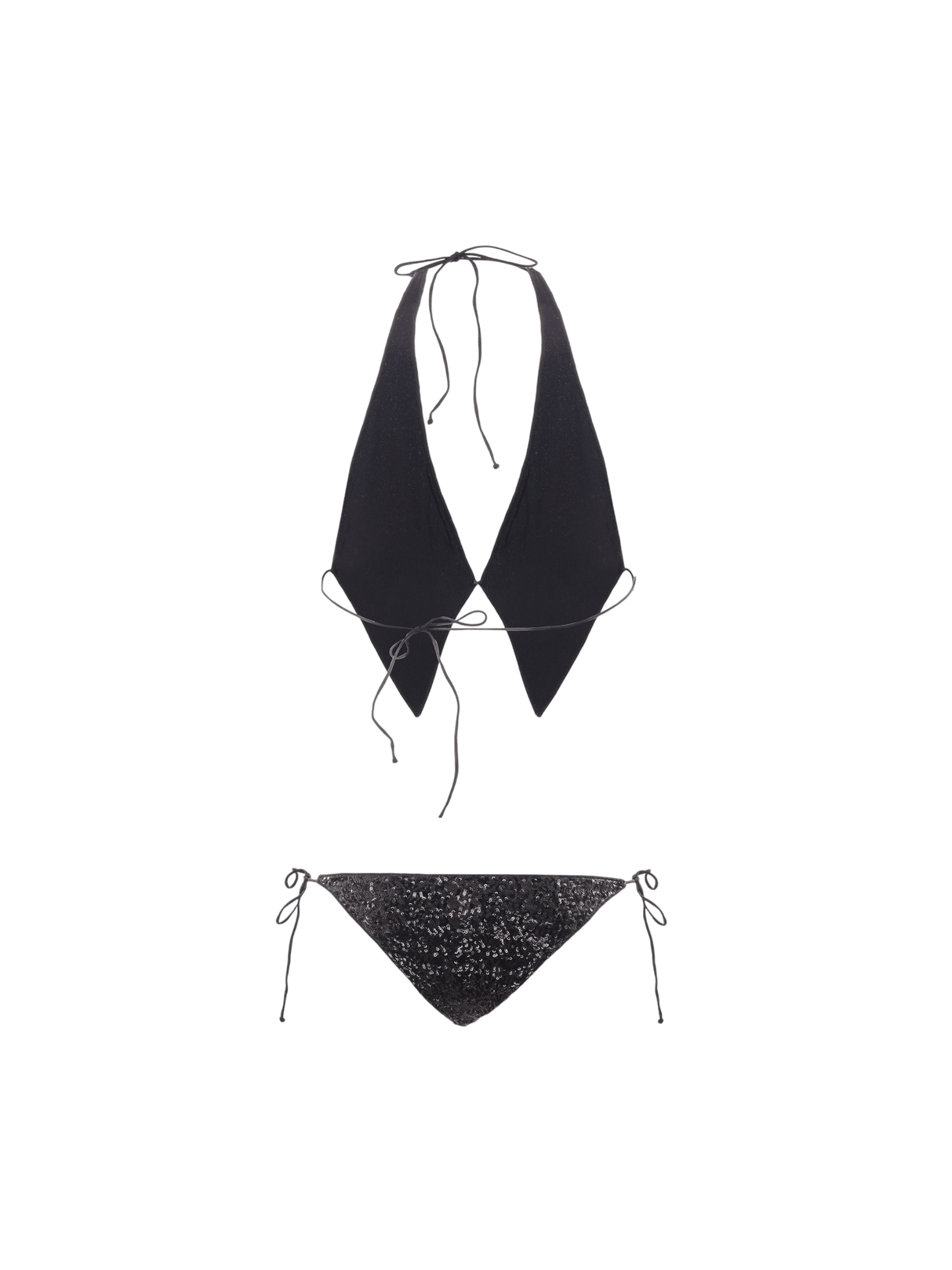 Sequinned Fabric Bikini-OSÉREE-JOHN JULIA