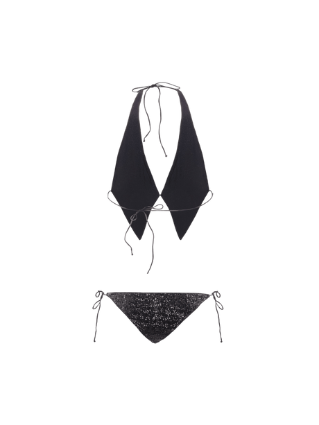 Sequinned Fabric Bikini-OSÉREE-JOHN JULIA