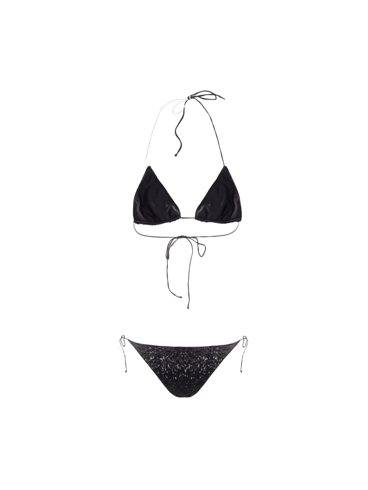 Sequinned Fabric Micro Bikini-OSÉREE-JOHN JULIA