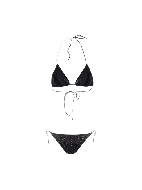 Sequinned Fabric Micro Bikini-OSÉREE-JOHN JULIA