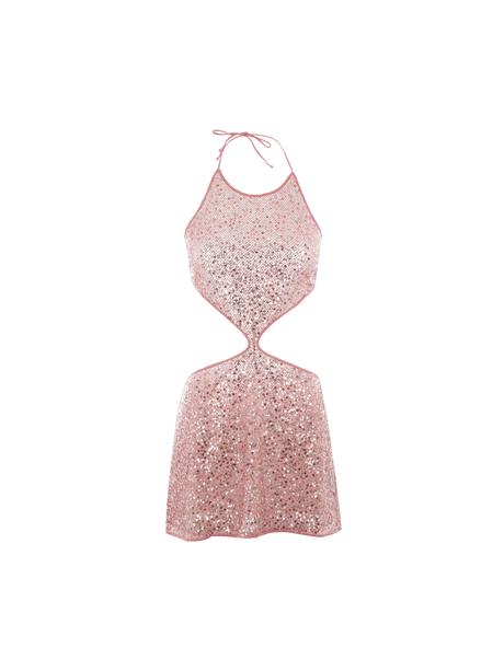 Sequinned Mesh Minidress-OSÉREE-JOHN JULIA