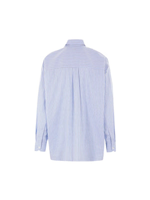 OUR LEGACY-Borrowed Cotton Oversize Shirt-JOHN JULIA