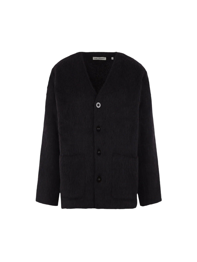 Brushed Wool Blend Cardigan-OUR LEGACY-JOHN JULIA