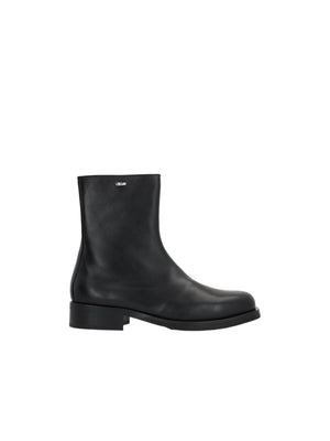 Camion Smooth Leather Ankle Boots-OUR LEGACY-JOHN JULIA