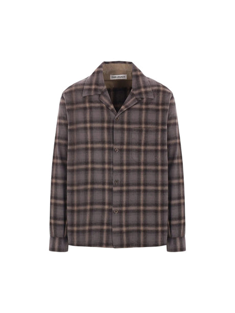 Heusen Flannel Shirt-OUR LEGACY-JOHN JULIA