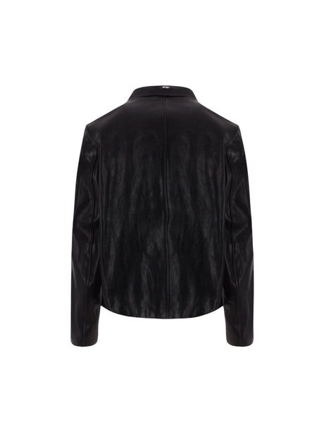 Leather Mini Jacket-OUR LEGACY-JOHN JULIA