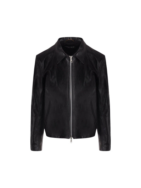 Leather Mini Jacket-OUR LEGACY-JOHN JULIA