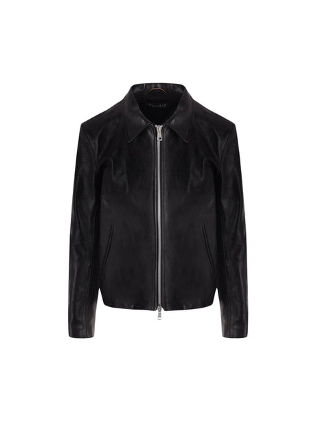 Leather Mini Jacket-OUR LEGACY-JOHN JULIA