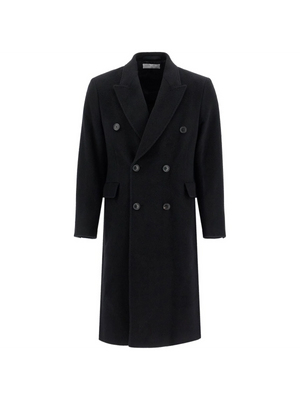 Wool Mohair Double-Breasted Coat - Men > Clothing > Outerwear > Coats