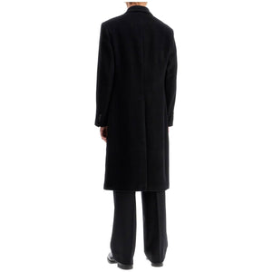 Wool Mohair Double-Breasted Coat