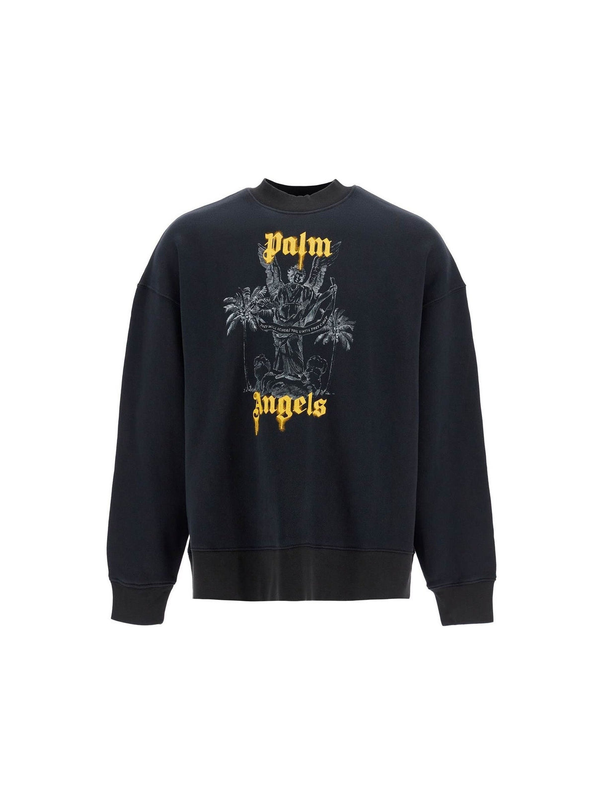 Brushed Cotton Palm Pencil Sweatshirt