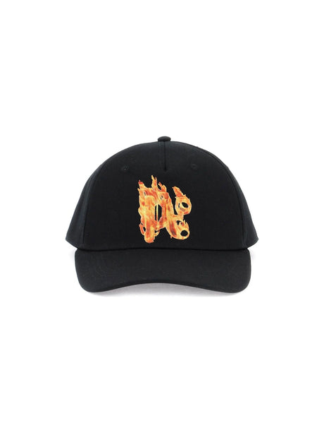 Burning Monogram Cotton Cap - OS - Men > Accessories > Scarves hats and gloves > Hats