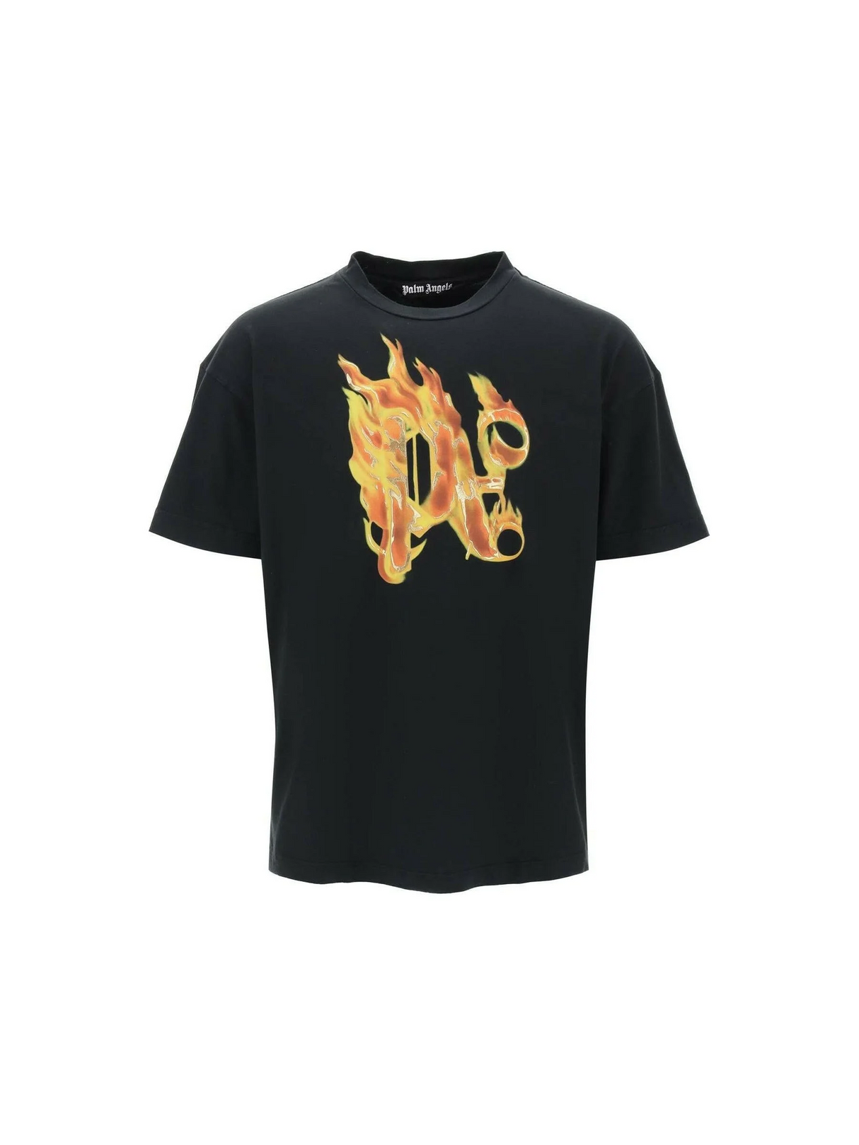 Burning Monogram Cotton T-Shirt.