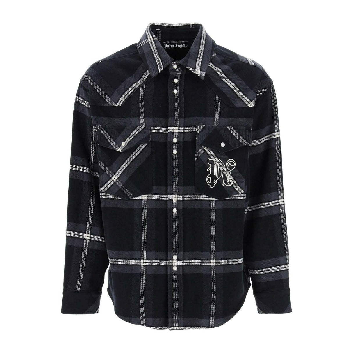 Check Flannel Overshirt PALM ANGELS JOHN JULIA.