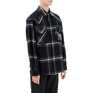 Check Flannel Overshirt PALM ANGELS JOHN JULIA.