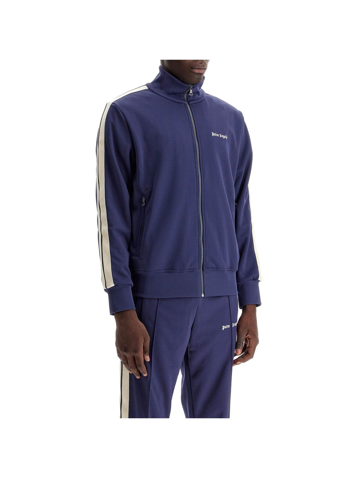 Compact Jersey Contrast Band Track Jacket - Men > Clothing > T-Shirts and Sweatshirts > Sweatshirts