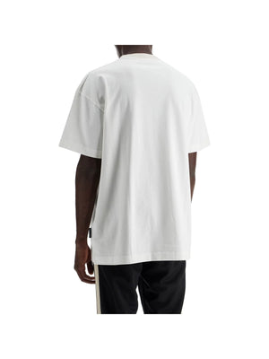 Cotton Jersey Oversized Pencil Print T-Shirt - Men > Clothing > T-Shirts and Sweatshirts > T-shirts