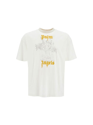 Cotton Jersey Oversized Pencil Print T-Shirt - Men > Clothing > T-Shirts and Sweatshirts > T-shirts