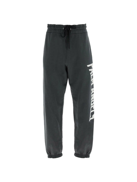 PALM ANGELS-Cotton Logo Sweatpants-JOHN JULIA