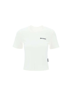 White Cotton T-Shirt PALM ANGELS JOHN JULIA.