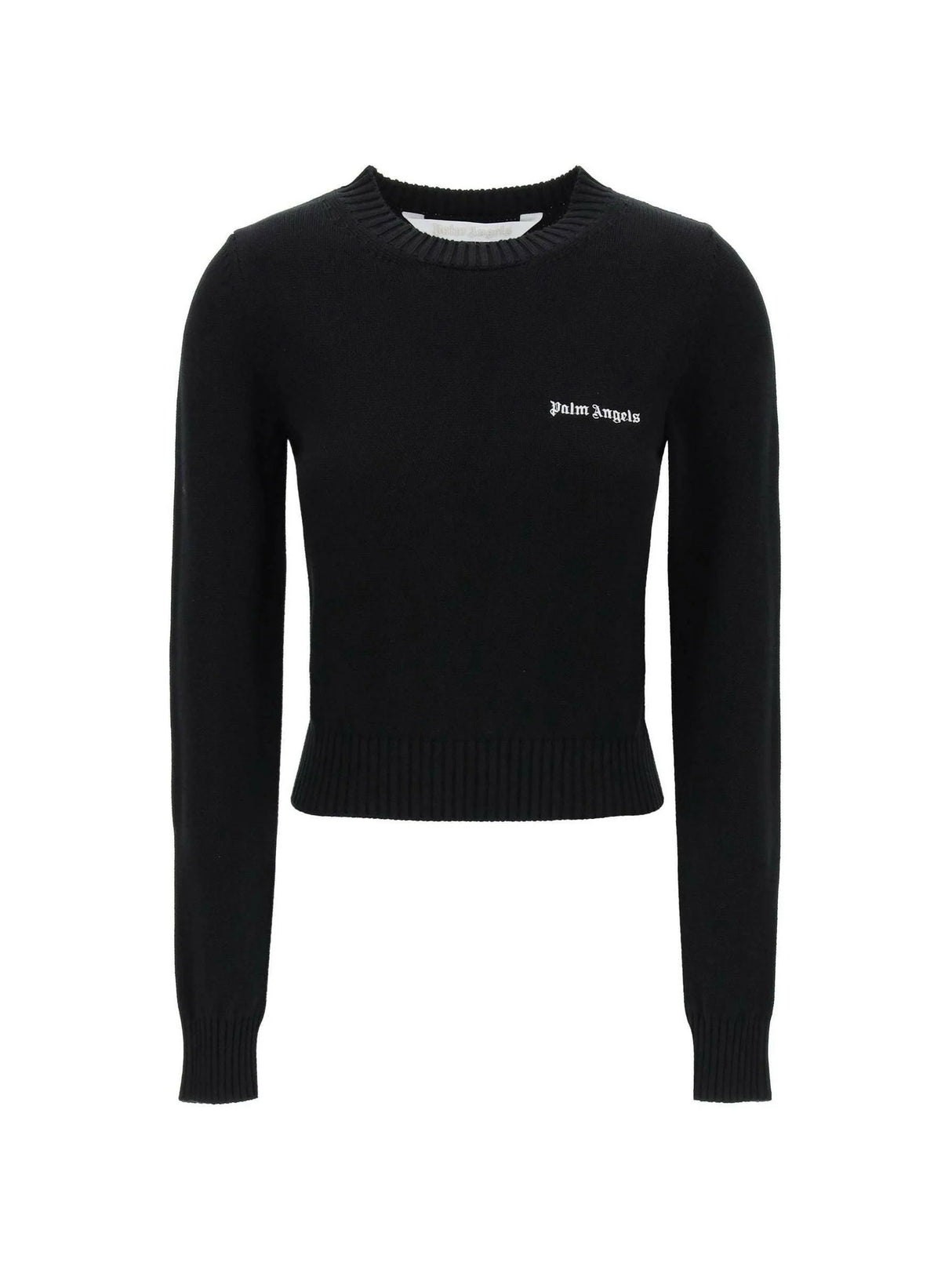 PALM ANGELS-Cropped Sweater-JOHN JULIA