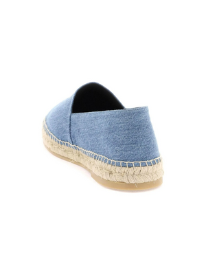 Denim Espadrilles With Embroidered Logo PALM ANGELS JOHN JULIA.