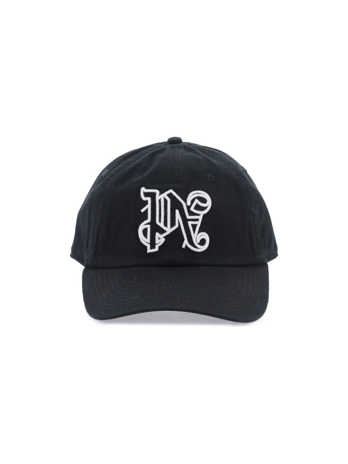 Embroidered Monogram Cotton Cap