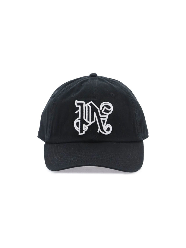 Embroidered Monogram Cotton Cap - OS - Men > Accessories > Scarves hats and gloves > Hats