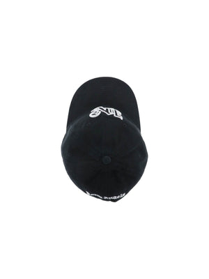 Embroidered Monogram Cotton Cap - OS - Men > Accessories > Scarves hats and gloves > Hats