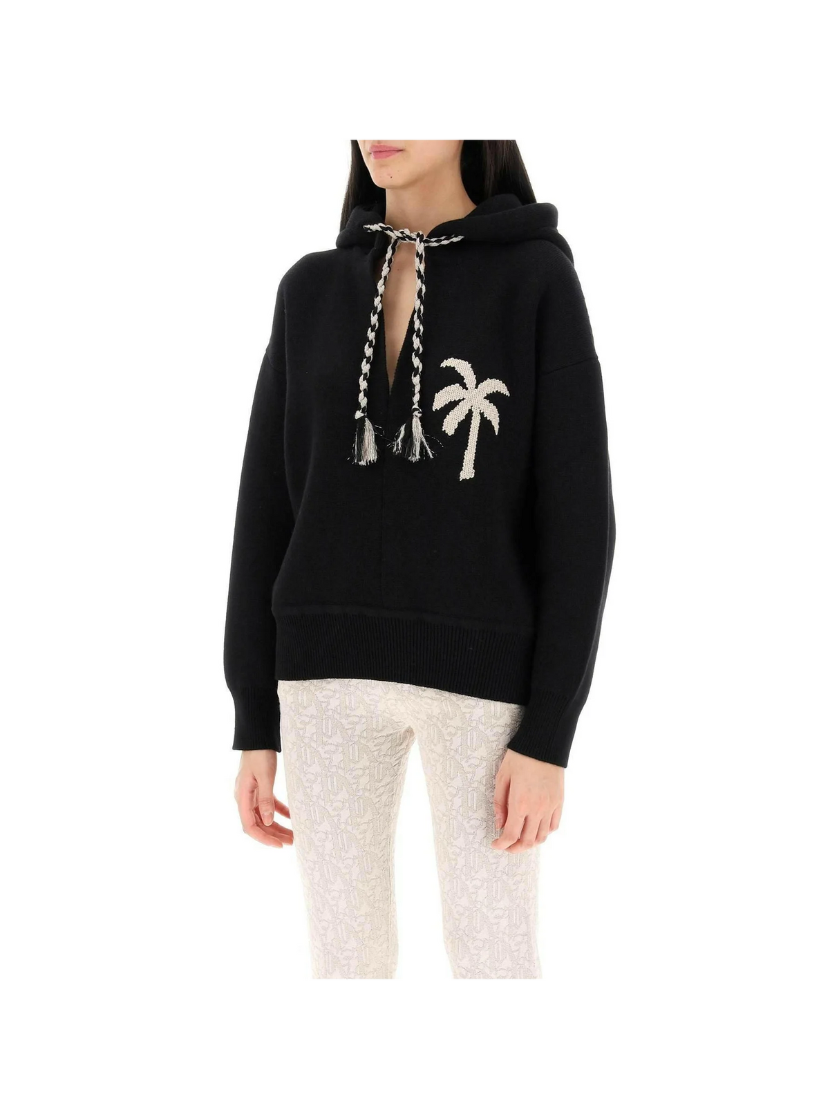 Palm Knitted Hoodie PALM ANGELS JOHN JULIA.