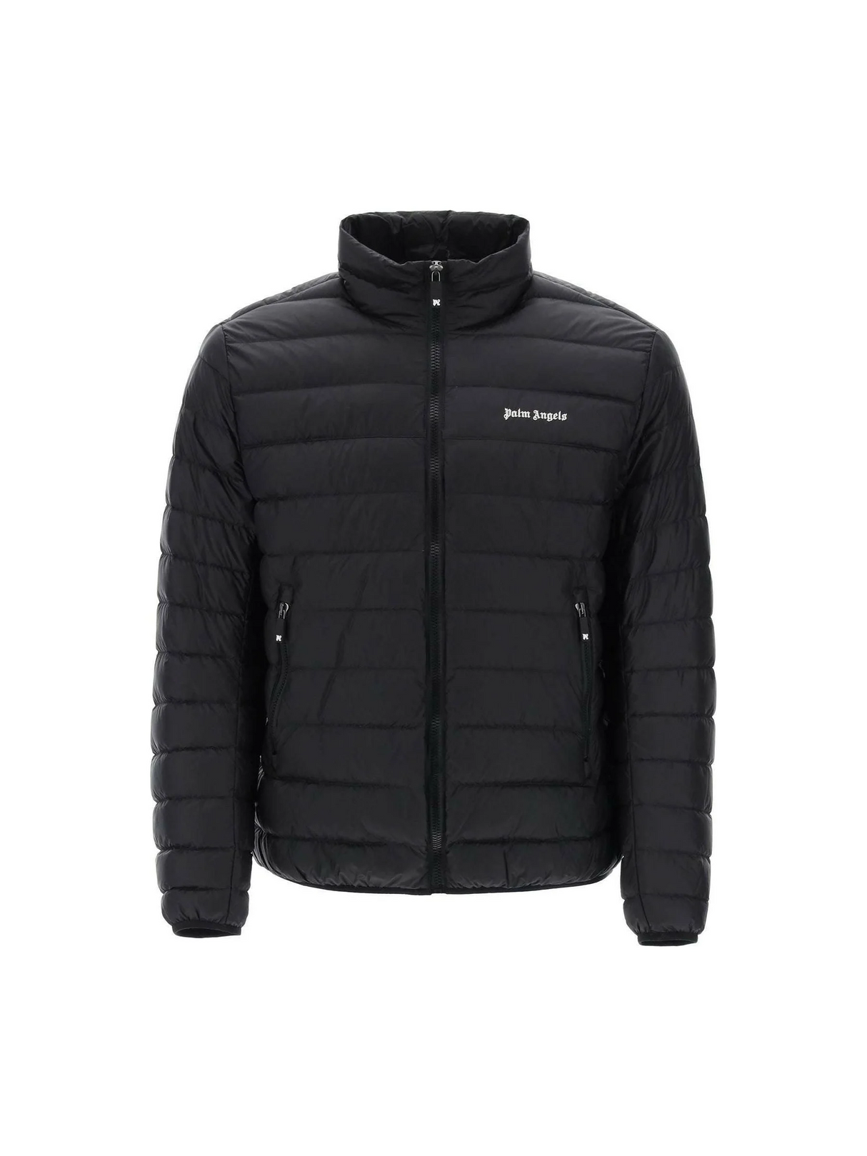 Black Lightweight Down Jacket PALM ANGELS JOHN JULIA.