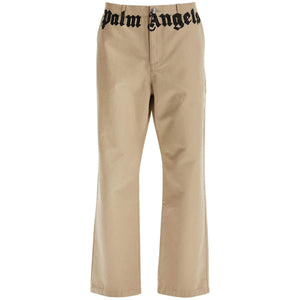 PALM ANGELS-Logo Chino Pants -JOHN JULIA.