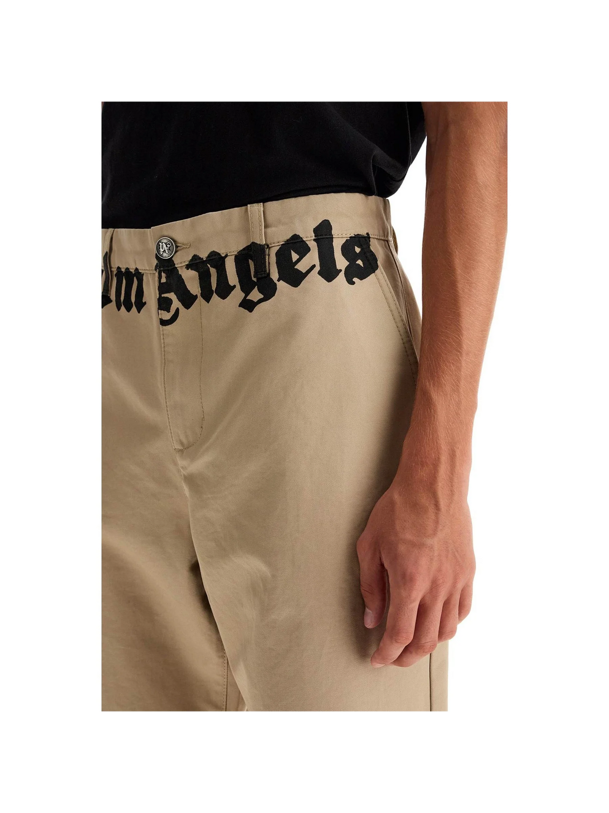 PALM ANGELS-Logo Chino Pants -JOHN JULIA.