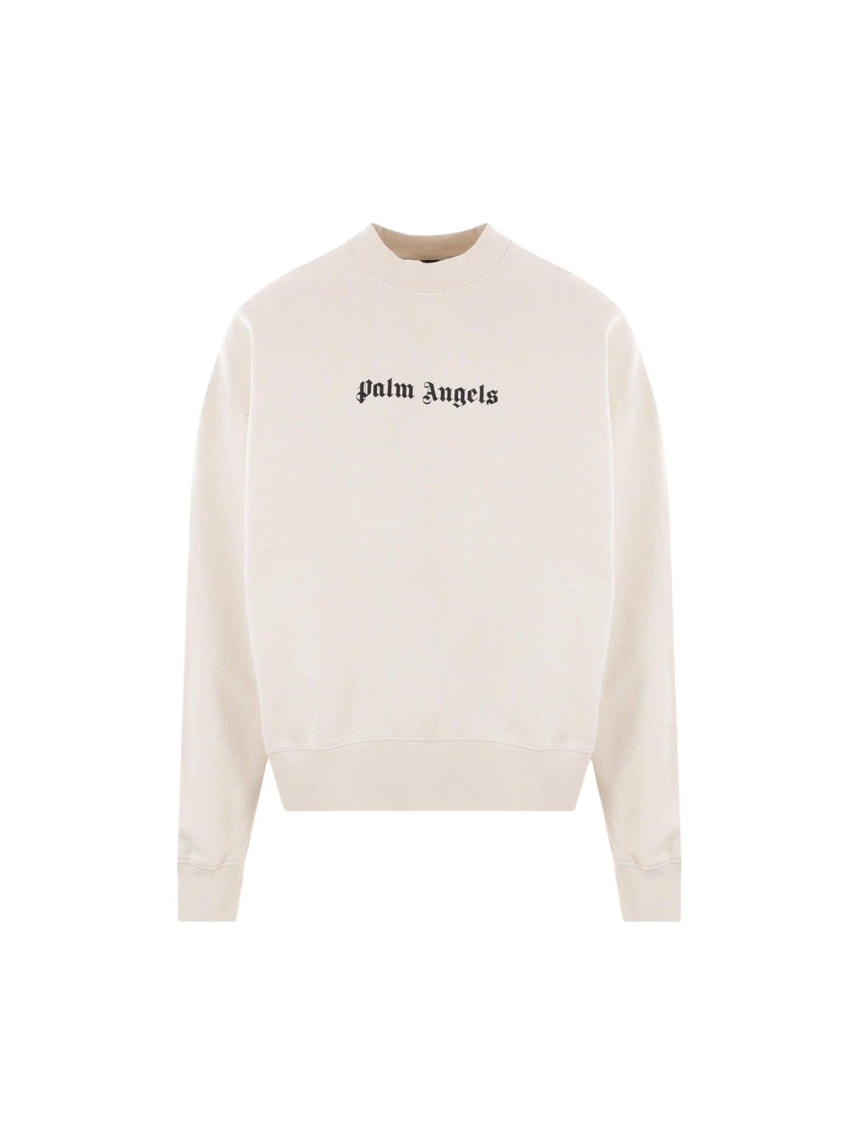 Logo Printed Jersey Sweatshirt-PALM ANGELS-JOHN JULIA