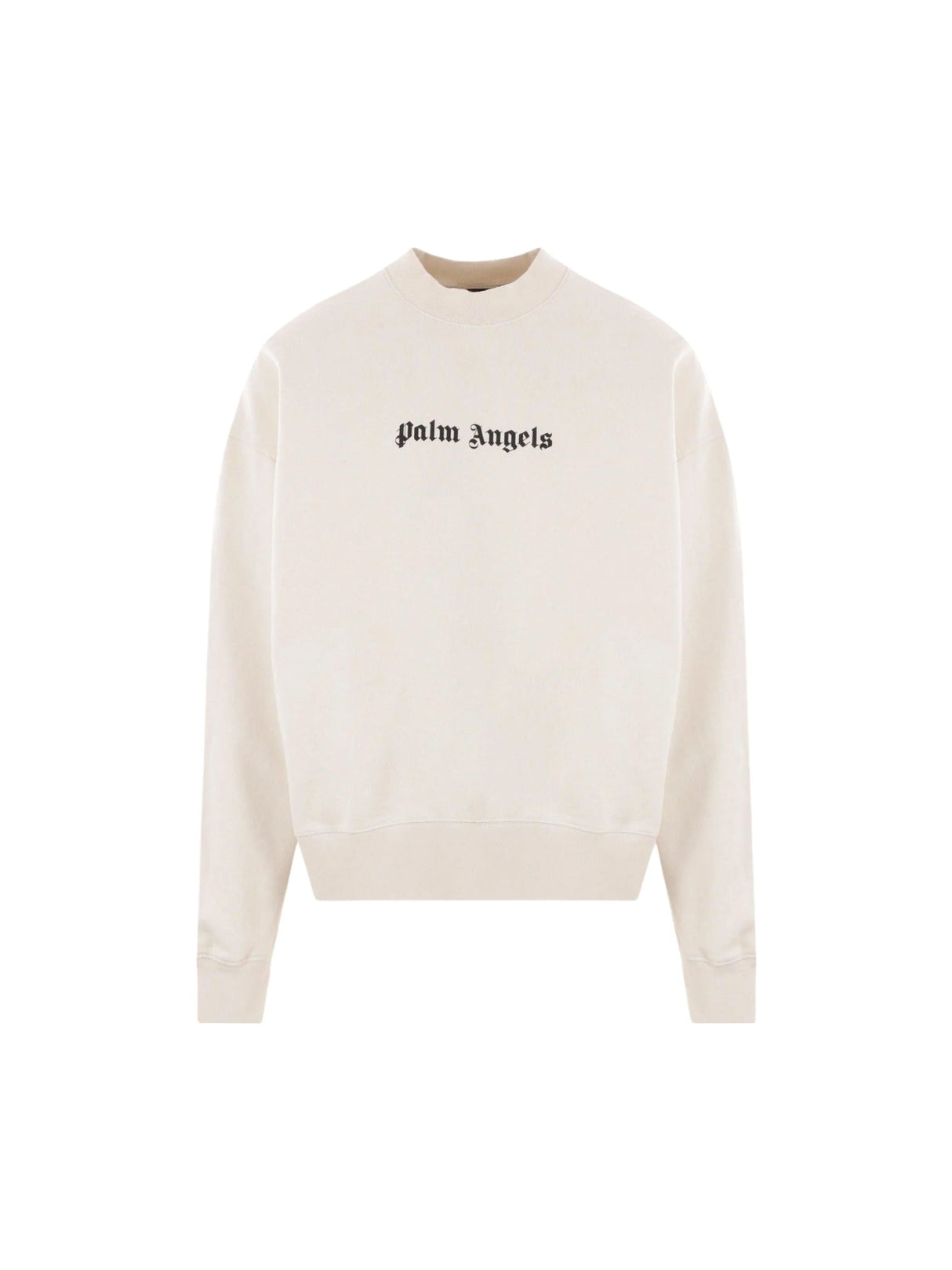 Logo Printed Jersey Sweatshirt-PALM ANGELS-JOHN JULIA