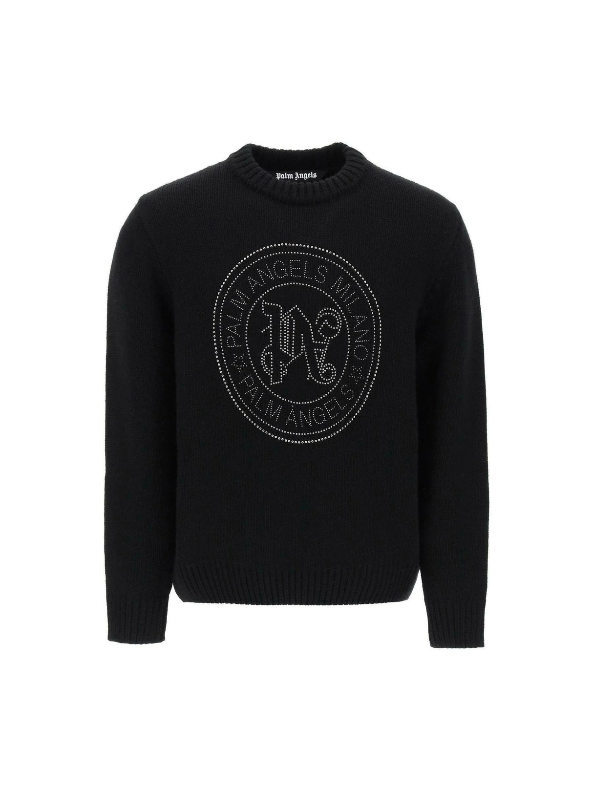 Milano Stud Wool and Cashmere Blend Sweater.