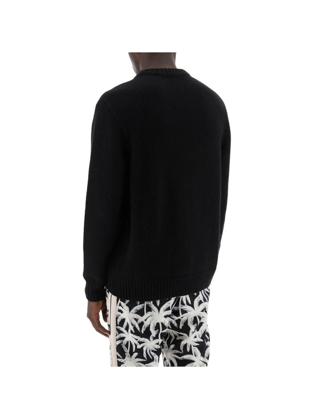 Milano Stud Wool and Cashmere Blend Sweater.