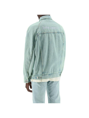 Mint Off-White Overdye Denim Jacket PALM ANGELS JOHN JULIA.