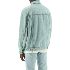 Mint Off-White Overdye Denim Jacket PALM ANGELS JOHN JULIA.