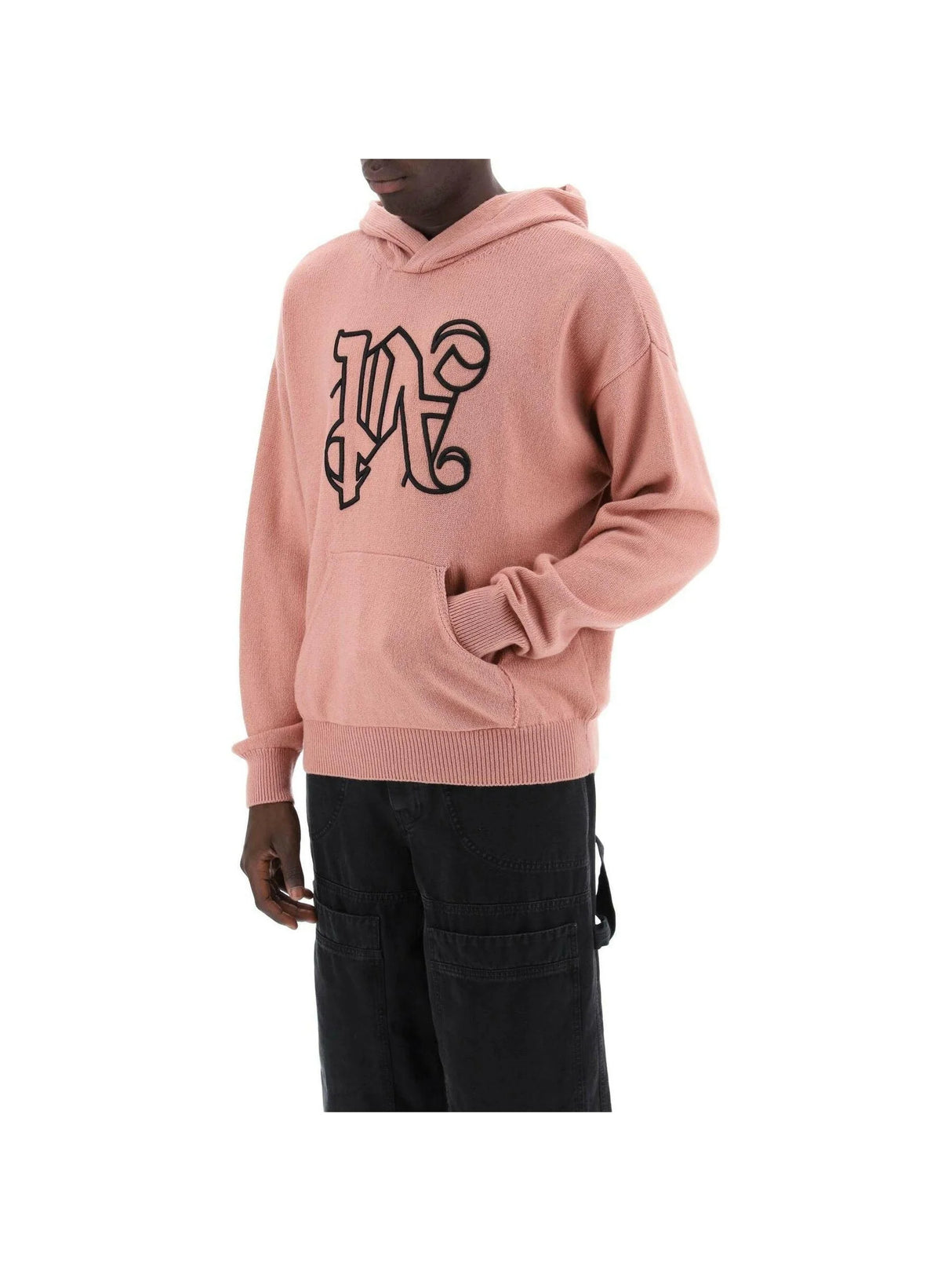 Monogram Knit Hoodie.