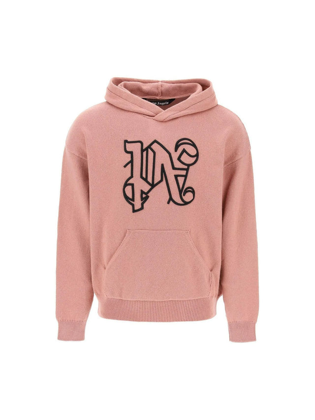 Monogram Knit Hoodie.