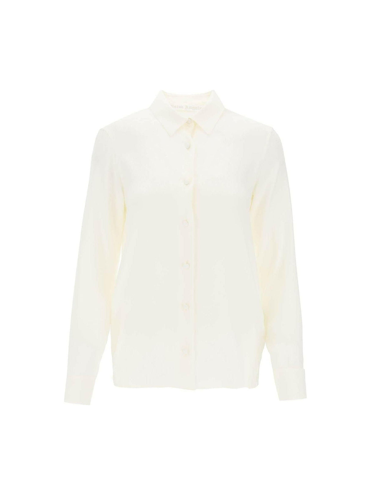 PALM ANGELS-Monogram Satin Shirt-JOHN JULIA