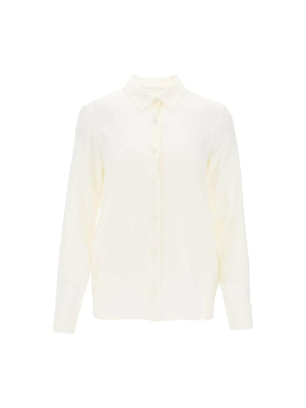 PALM ANGELS-Monogram Satin Shirt-JOHN JULIA