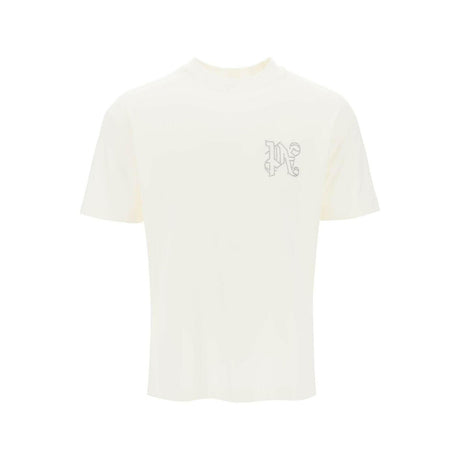 Monogram Stud Classic Cotton T-Shirt.