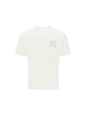 Monogram Stud Classic Cotton T-Shirt.